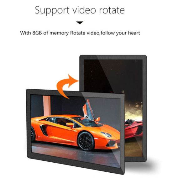 43" 55'' Wall Mounted Advertising Display Horizontal Vertical With ISO 9001