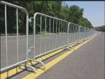 Galvanized Steel Metal Temporary Mesh Fence UV Protected Fashion Design