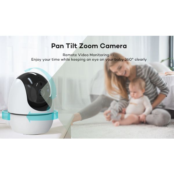 Non-WiFi Baby Monitor with Two-Way Audio and Cry Detection