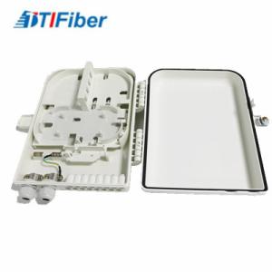 China 16 Ports FTTH Optical Fiber Distribution Box LC/SC Connectors Light Weight Wall Mounted on sale