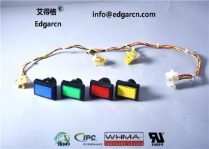 1 Years Warranty Push Button Cable Customized Color For Gambling Machine