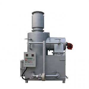 China 2300 kg Weight 10-500 kg/hr Smokeless Incinerator For Hospital Waste Disposal Machinery on sale