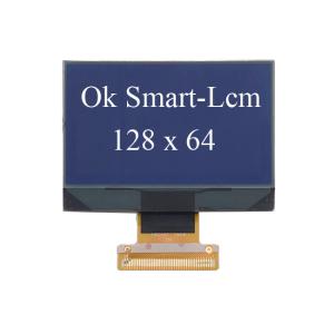 12864 Yellow Blue STN LCD Segment Display / Graphic Lcd Module