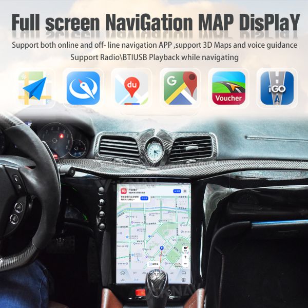 Android 11 13.6'' Touch Screen Car Radio For Maserati GT GC GranTurismo 2007-2017