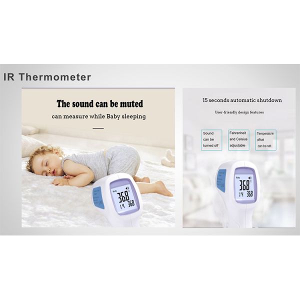 Ir Non Contact Infrared Thermometer Digtal Temperature Measuring Gun