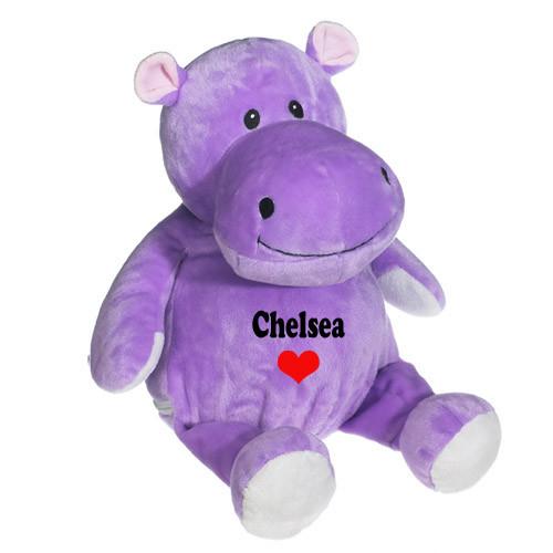 Quality 8 Inch Lovely Hippo Animal Plush Toys Promotion Gifts For Holiday Celebration for sale