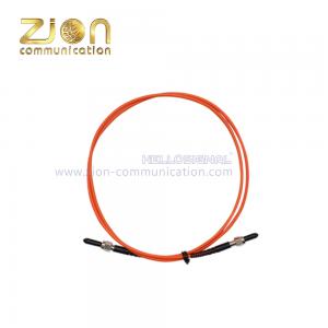  LSZH Jacket G652D Fiber Optic Patch Cord SMA To SMA Connector Manufactures