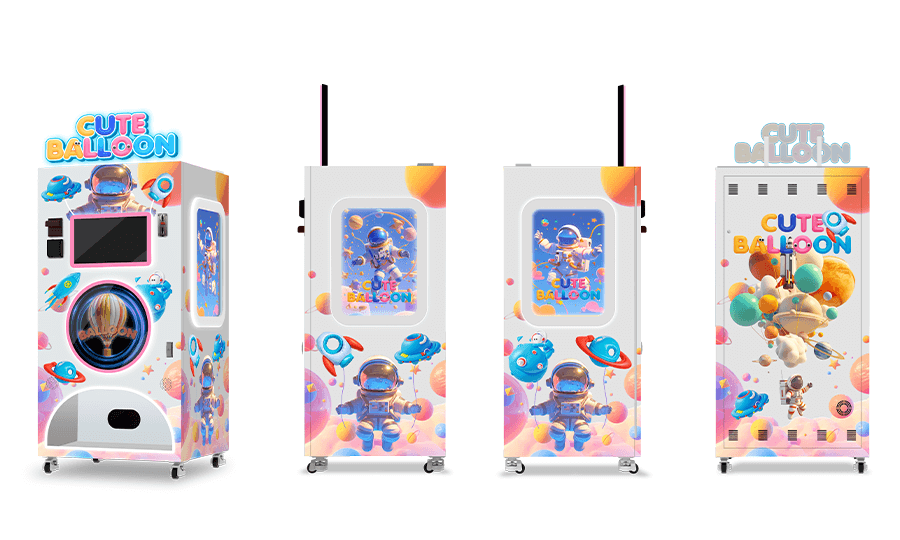 Customized LOGO Commercial Automatic Balloon Vending Machine With Multiple Payment Options And Real-time Balloon Inventory Synchronization