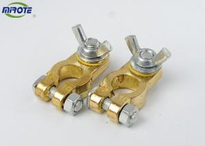 China High Precision Car Battery Terminal Clamp Replacement Brass Connector on sale