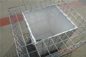 China Galfan Coating Gabion Rock Box 100x100mm Mesh Boxes For Stones on sale