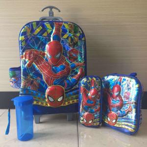 China Hot sale  Disney   Children Trolley 3 pcs School bags on sale