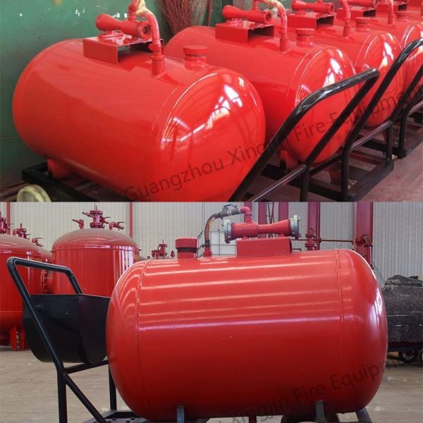 Horizontal Bladder Tank Foam Fire Suppression System With Jet Distance Of ≥10m And Single Package In Real Size