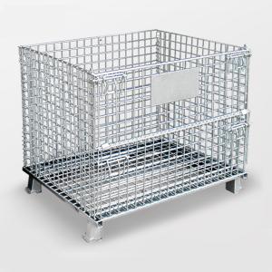 Buy cheap Forklift Guides Electro Zinc Plated Q235 Steel Wire Mesh Cage from wholesalers