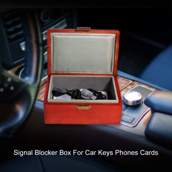 Anti Theft Key Fob Faraday Box Signal Blocking Keyless Cars Security