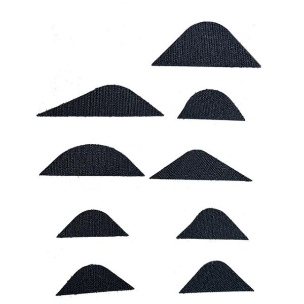 Quality Small Size Hook And Loop Patches Black Hook And Loop Fastener for sale
