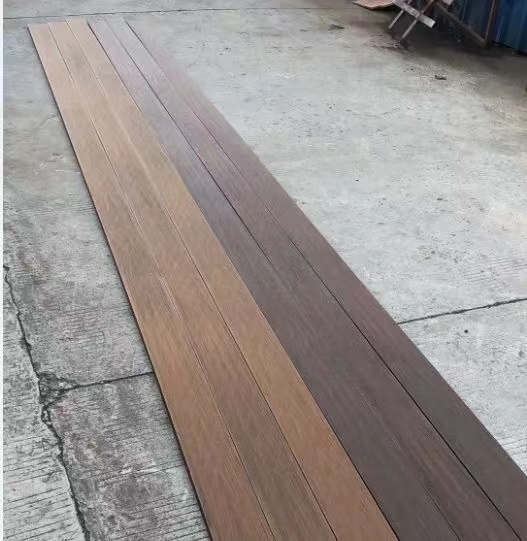 Damp Proof WPC Co Extrusion Decking 2.9M Black Deck Tech Wpc Composite Decking