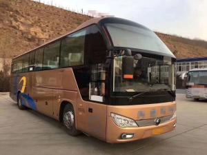 China ZK6122 49 / 55 Seats Yutong Used Coaster Bus Diesel Left Hand Driver Door Face Trip 2013 - 2016 Year on sale