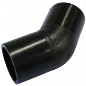 China Pn4 Polyethylene Pipe Fittings 90 Butt Fusion Elbow on sale