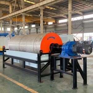 China Accuracy Permanent Magnet Wet Magnetic Drum Separator 1-220t/H Capacity on sale