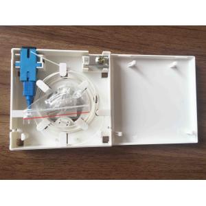 Buy cheap White ABS Material Optical Distribution Box 2 Ports Fiber Optic Faceplate from wholesalers