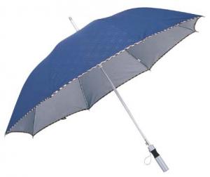 China 23 Inch Straight Handle Aluminium Umbrella 8 Ribs 190t Pongee With UV Coated on sale