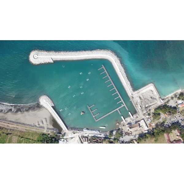 Marine Aluminium Gangway Anti Skid Walkway Floating Bridge / Floating Pontoon