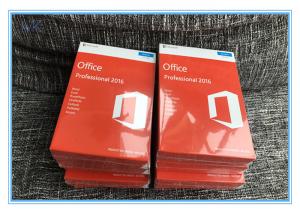 China Genuine Microsoft Office Professional 2016 Product Key COA PKC Only Orange Pack on sale